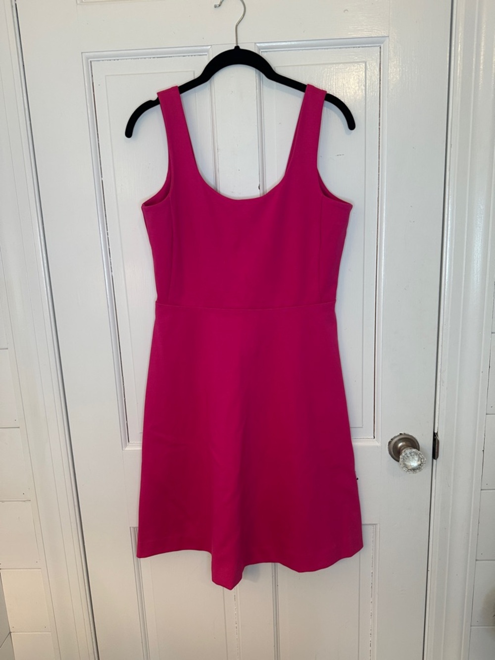 J. Crew Factory Hot Pink Scoop Neck Mini Dress size S NWT